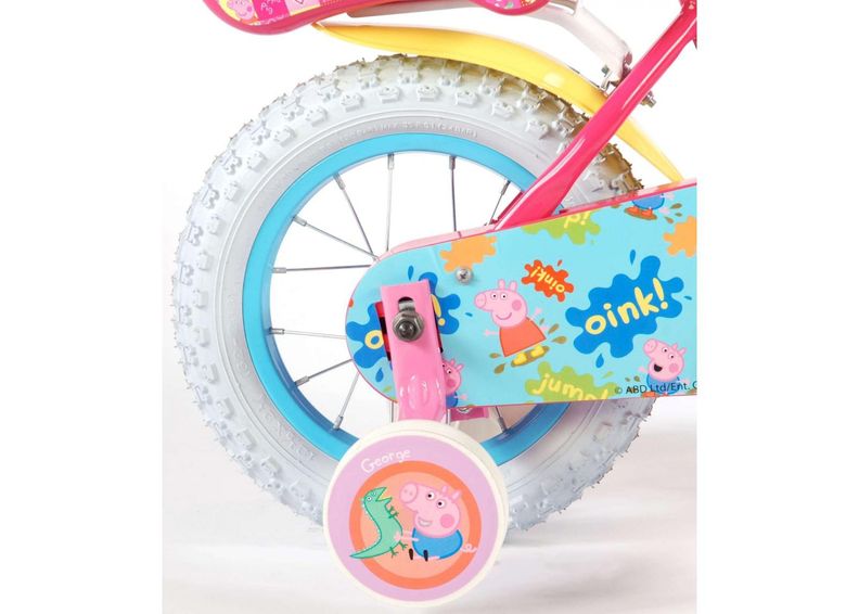 Jalgratas tüdrukutele Peppa Pig 12 tolli suurendatud