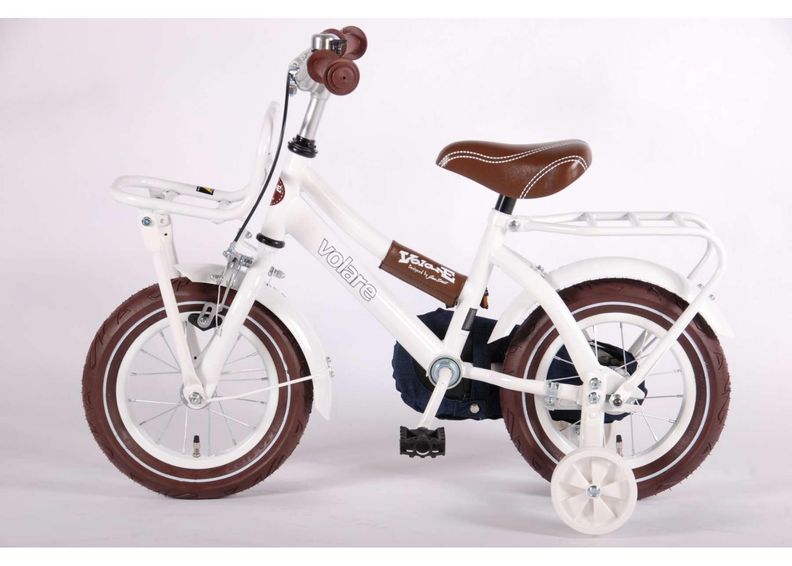 Jalgratas väikelastele Urban Jeans White 12 tolli Volare suurendatud