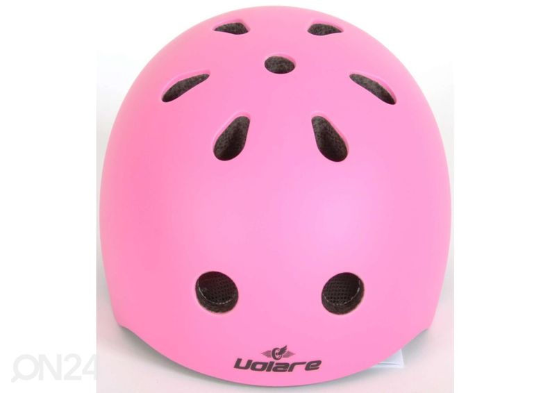 Jalgratta kiiver lastele roosa 51-55 cm suurendatud