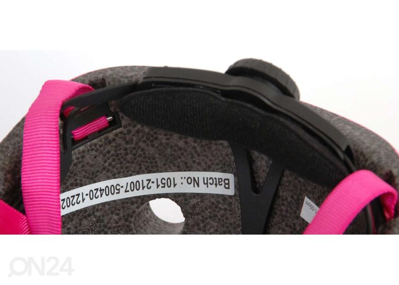 Jalgratta kiiver lastele roosa 51-55 cm suurendatud