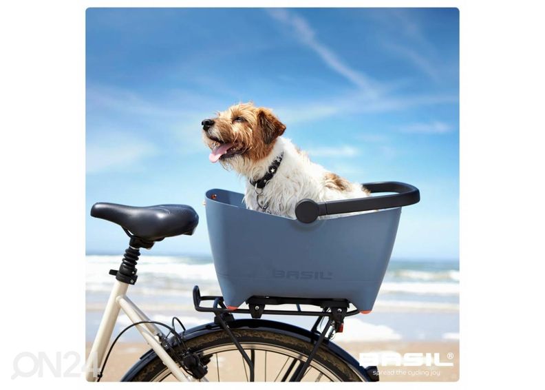 Jalgratta lemmikloomakorv Basil Buddy MIK suurendatud