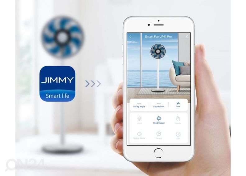 Jimmy JF41 Pro nutikas ventilaator suurendatud