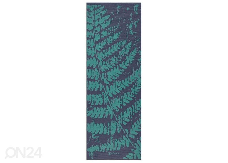Joogamatt Gaiam Midnight Fern 4 mm suurendatud
