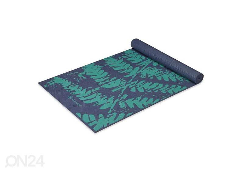 Joogamatt Gaiam Midnight Fern 4 mm suurendatud