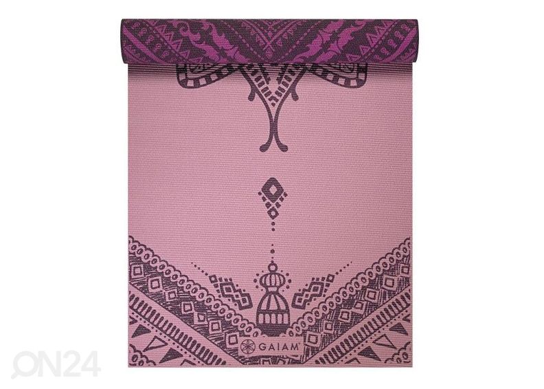 Joogamatt kahepoolne GAIAM 6 mm suurendatud