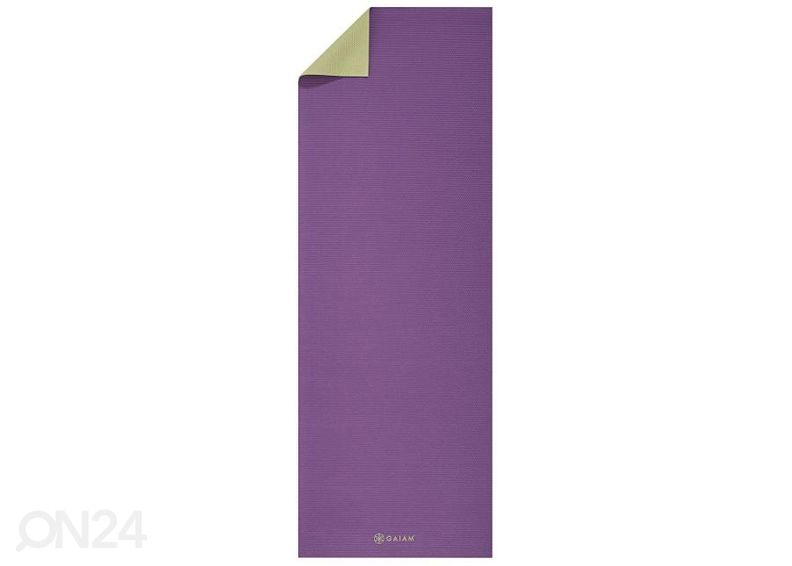 Joogamatt kahepoolne Gaiam Grape Cluster 4mm suurendatud