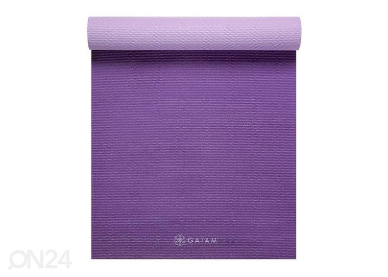 Joogamatt kahepoolne Gaiam Plum Jam 6 mm SP-422312 - ON24 Home & Living
