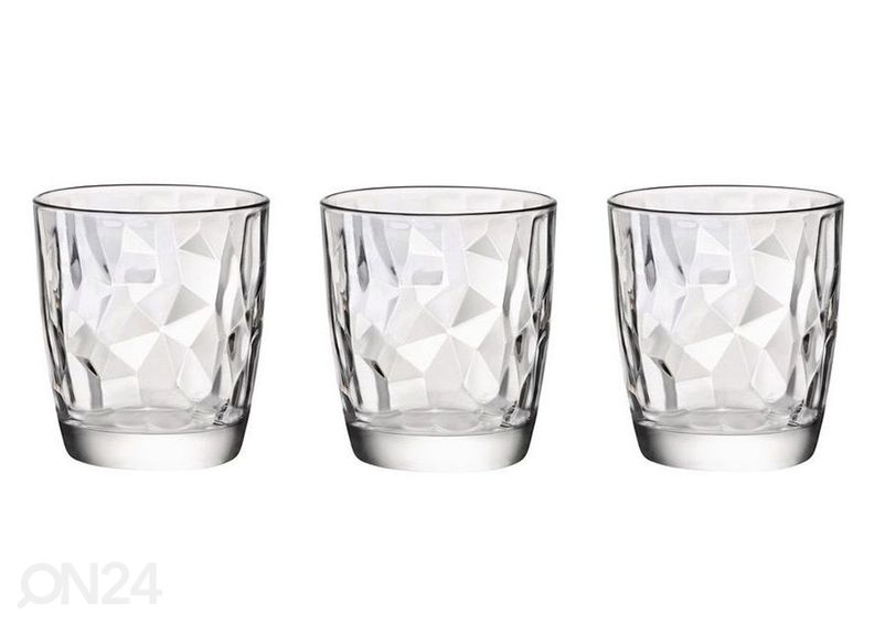 Joogiklaas Diamond 39 cl, 3 tk suurendatud