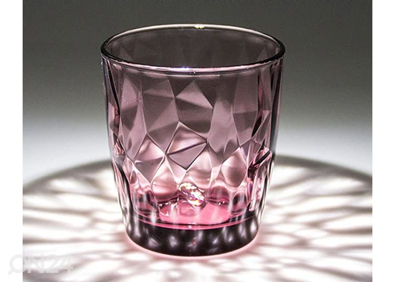 Joogiklaas Diamond lilla 39 cl, 3 tk suurendatud