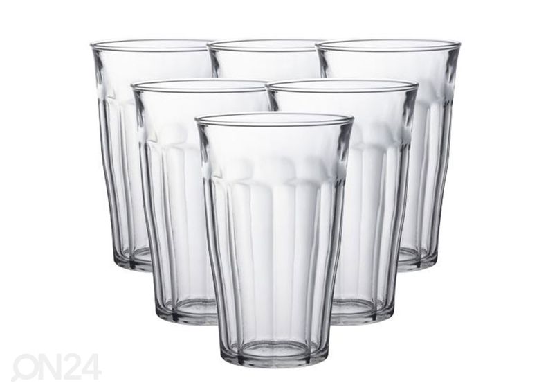 Joogiklaas Picardie 360 ml, 6 tk suurendatud