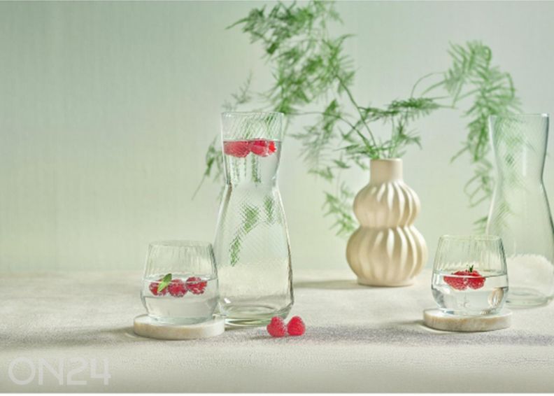 Joogiklaaside komplekt 4x37 cl Serene karahviniga 1 L suurendatud