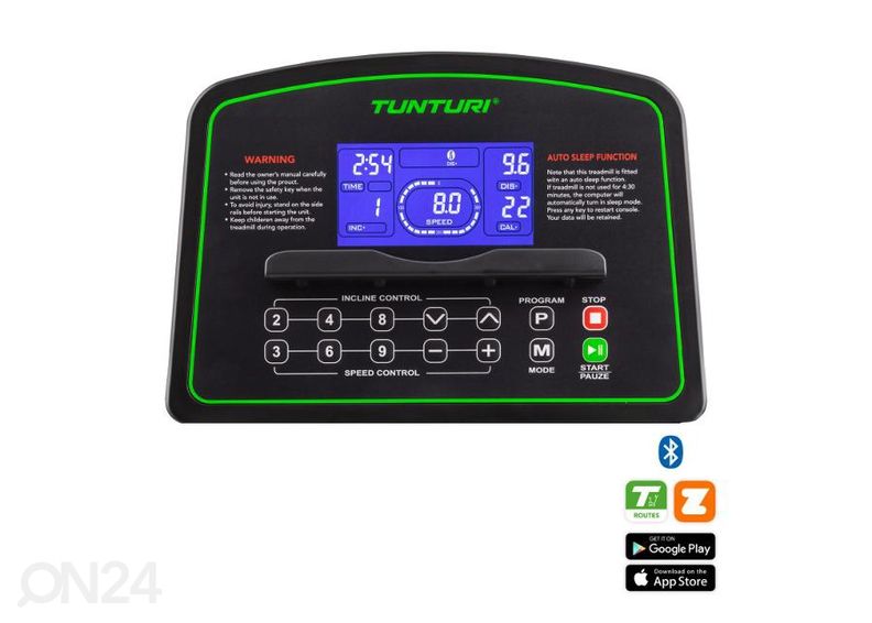 Jooksulint Tunturi Cardio Fit T40 Treadmill suurendatud