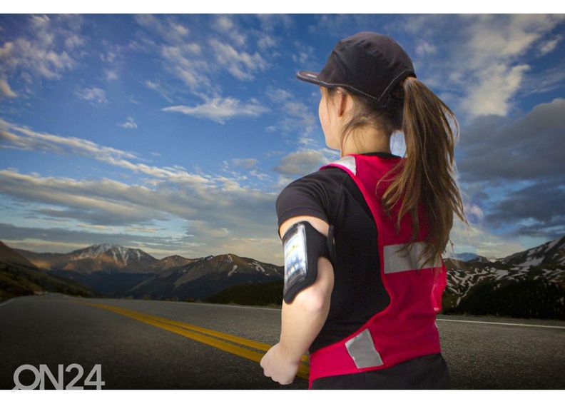 Jooksumüts Quick dry Avento must suurendatud