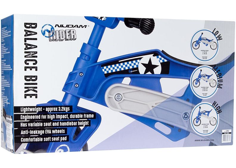 Jooksuratas lastele reguleeritav N-Rider Nijdam suurendatud