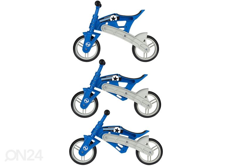 Jooksuratas lastele reguleeritav N-Rider Nijdam suurendatud