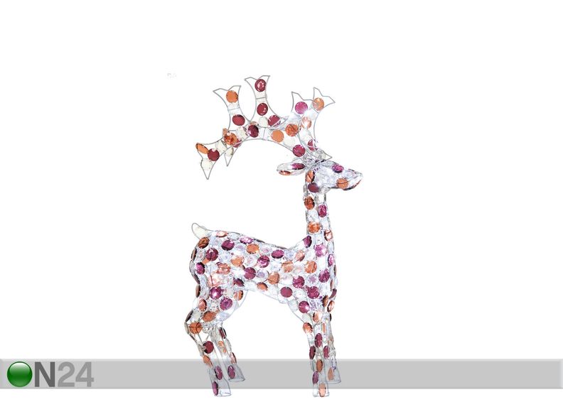 Jõulukaunistus õue Reindeer 75cm suurendatud