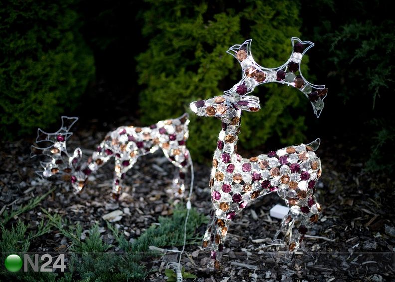 Jõulukaunistus õue Reindeer 75cm suurendatud