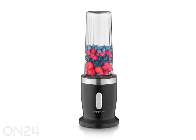 Juhtmevaba blender Caso Click & Blend 03622, 0.5 L, mattmust/roostevaba teras suurendatud