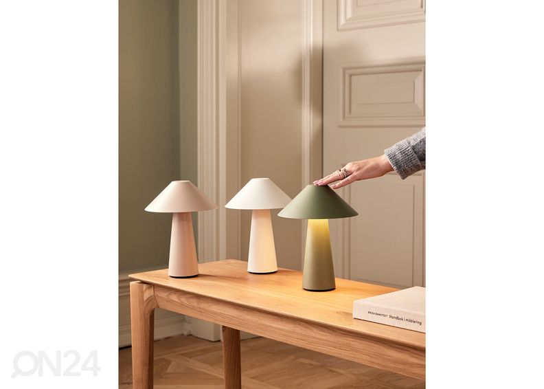 Juhtmevaba laualamp Cannes, mudavärvi suurendatud