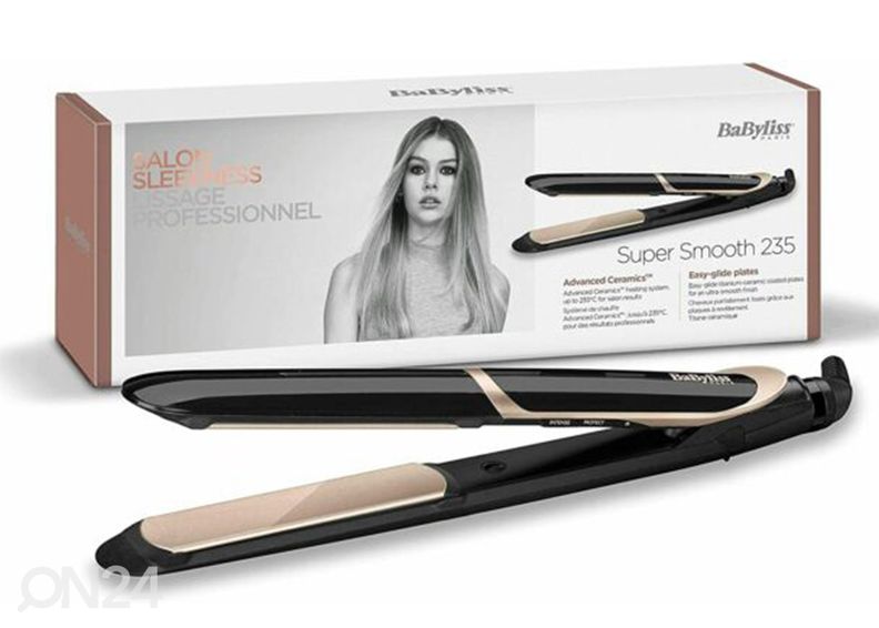 Juuksesirgendaja Babyliss Ceramic, must/ kuld suurendatud