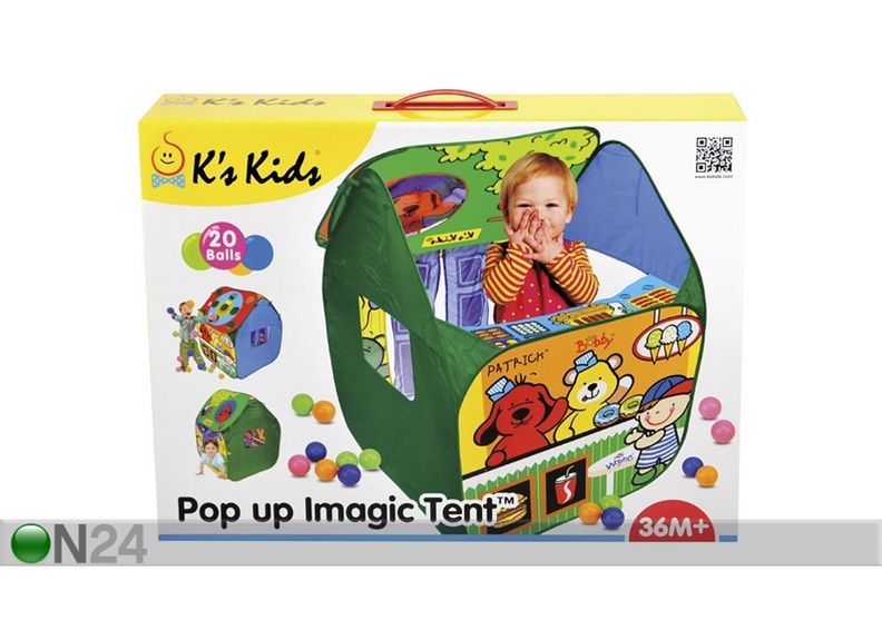 K`s Kids Telk-maja suurendatud
