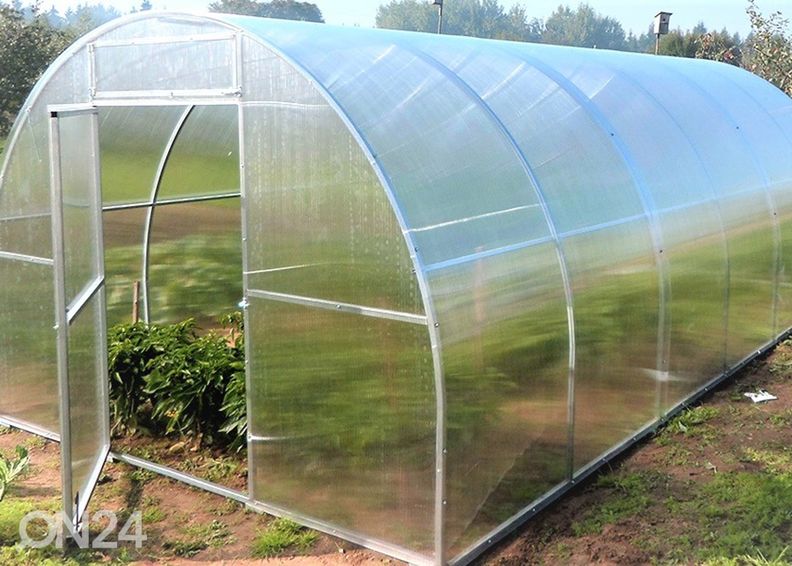 Kaarkasvuhoone Easy-UP 6 mm 3x8 m suurendatud