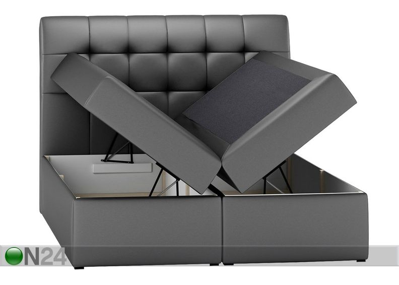 Kahe pesukastiga kontinentaalvoodi 120x200 cm suurendatud