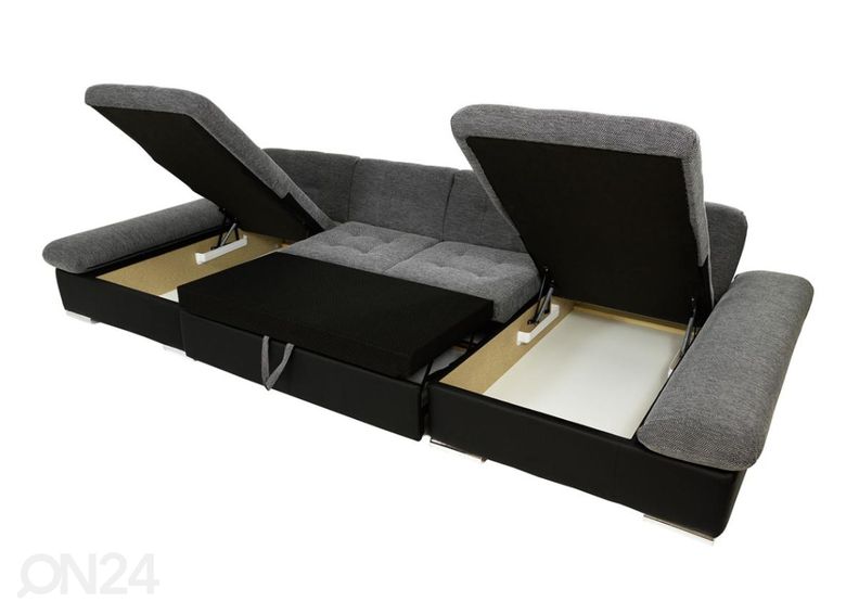 Kahe pesukastiga nurgadiivanvoodi Alia suurendatud