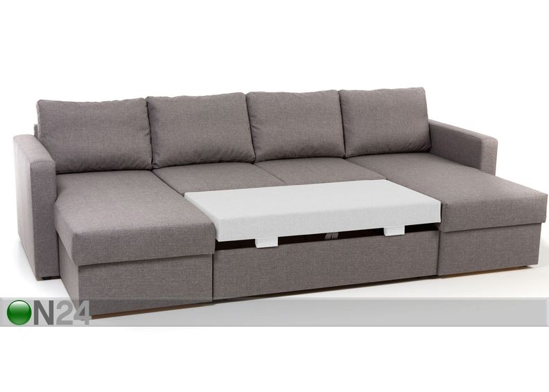 Kahe pesukastiga nurgadiivanvoodi Mia suurendatud