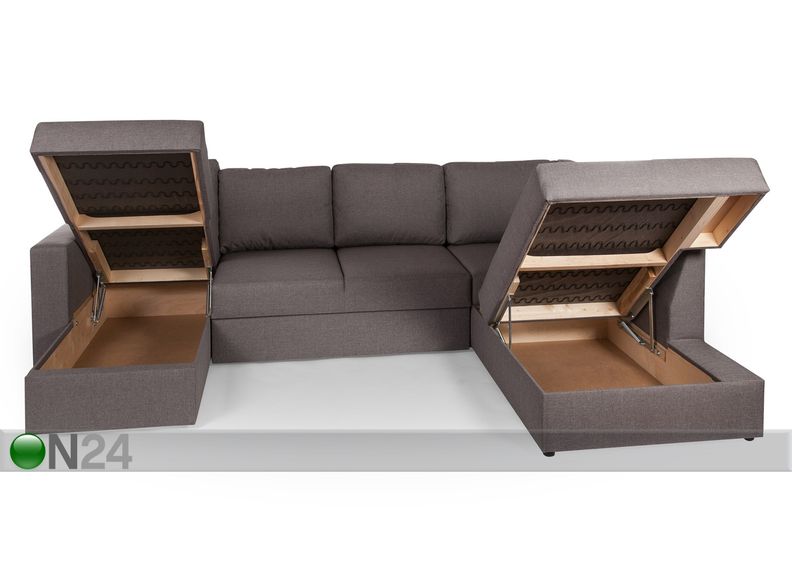 Kahe pesukastiga nurgadiivanvoodi Ronny suurendatud