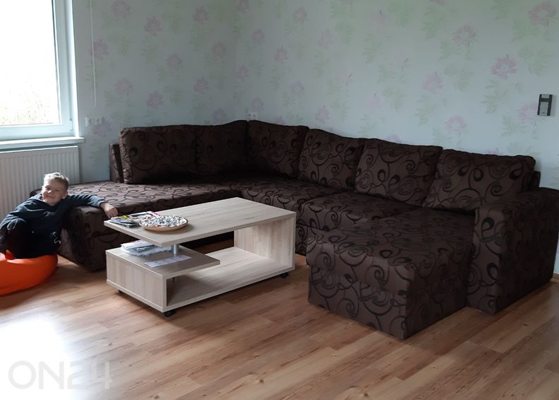 Kahe pesukastiga nurgadiivanvoodi Rowena suurendatud