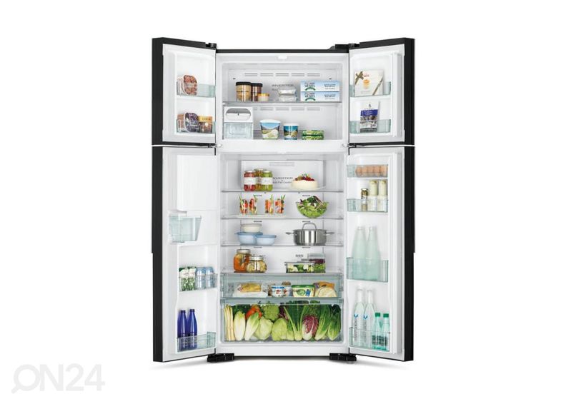 Kahepoolne külmik Hitachi R-W661PRU1 suurendatud