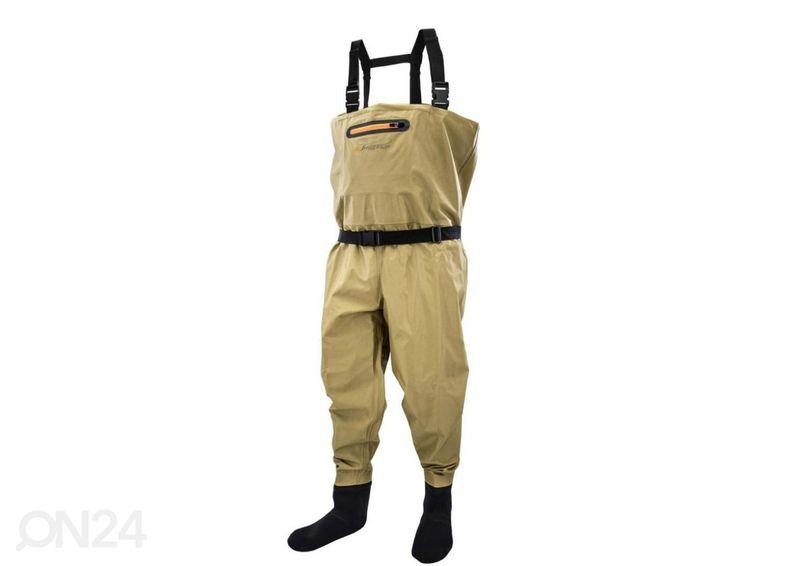 Kahlamispüksid Frog toggs rana khaki XL suurendatud