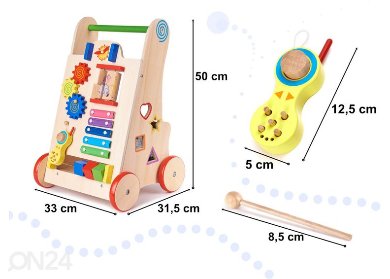 Käimistugi / motoorikakeskus suurendatud