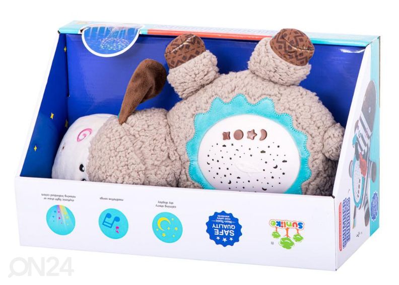 Kaisuloom / öölamp projektori ja muusikaga Lammas suurendatud