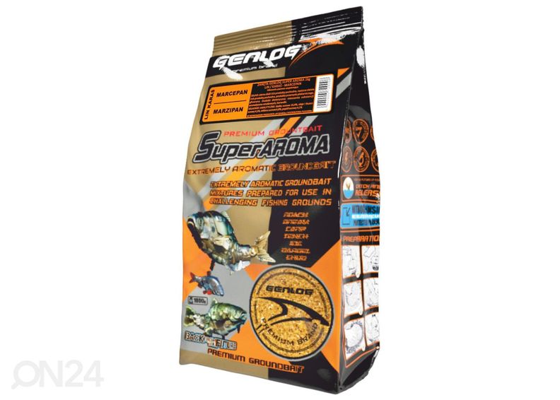 Kalasööt genlog super aroma 1 kg koger-linask martsipan suurendatud