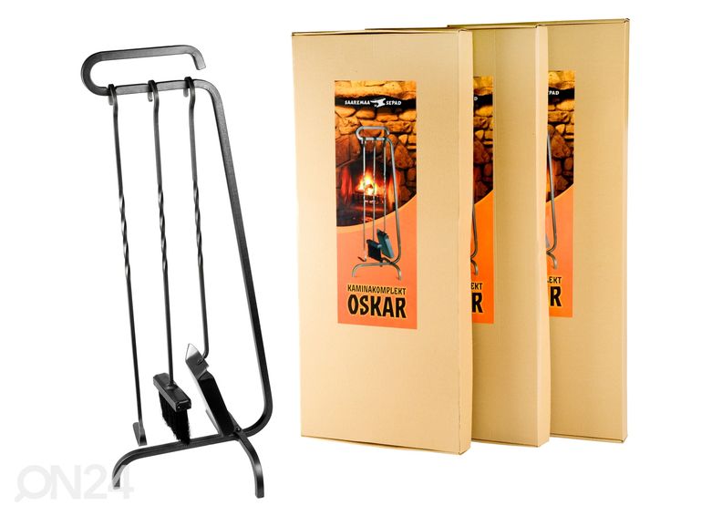 Kaminariistade komplekt Oskar suurendatud