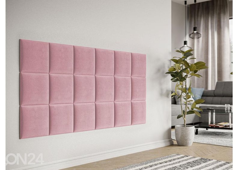 Kangaga kaetud seinapaneel 30x30 cm suurendatud