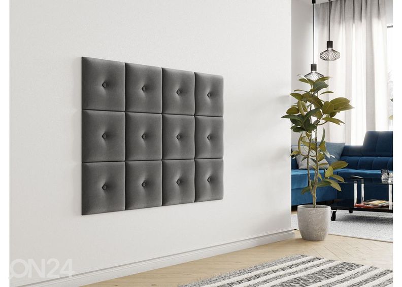 Kangaga kaetud seinapaneel 30x30 cm suurendatud