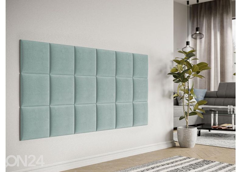 Kangaga kaetud seinapaneel 30x30 cm suurendatud