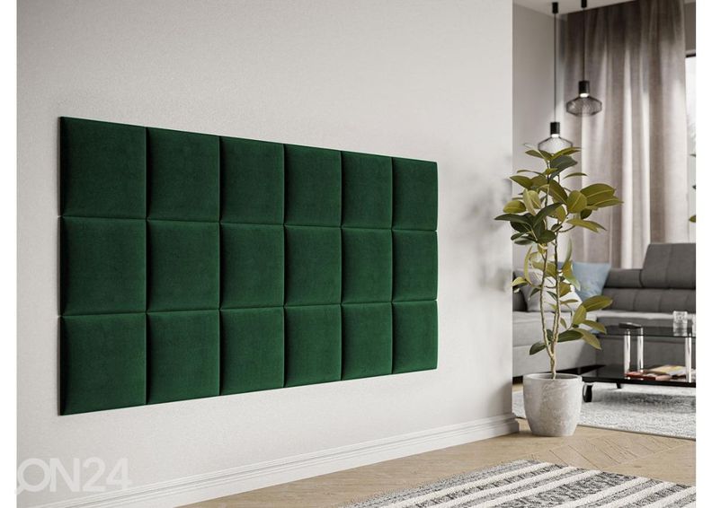 Kangaga kaetud seinapaneel 30x30 cm suurendatud