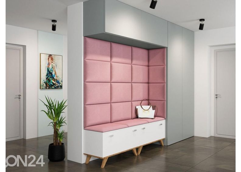 Kangaga kaetud seinapaneel 50x30 cm suurendatud