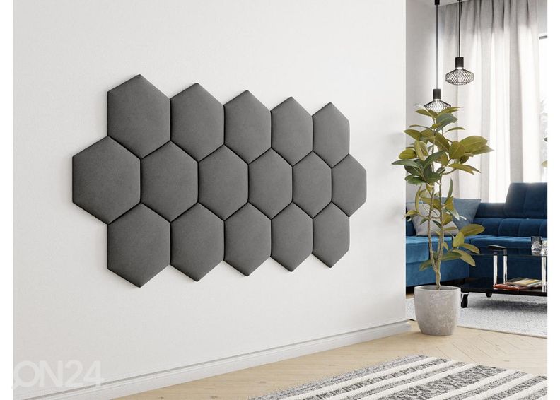 Kangaga kaetud seinapaneel Lok I 31x36 cm suurendatud