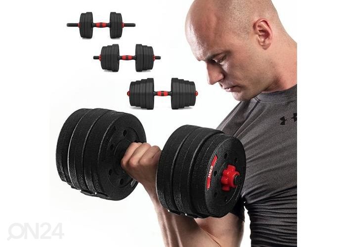 Kangide ja hantlite komplekt HMS SGP 30 kg suurendatud