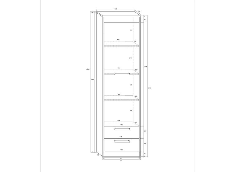 Kapp Cobhy 52 cm suurendatud