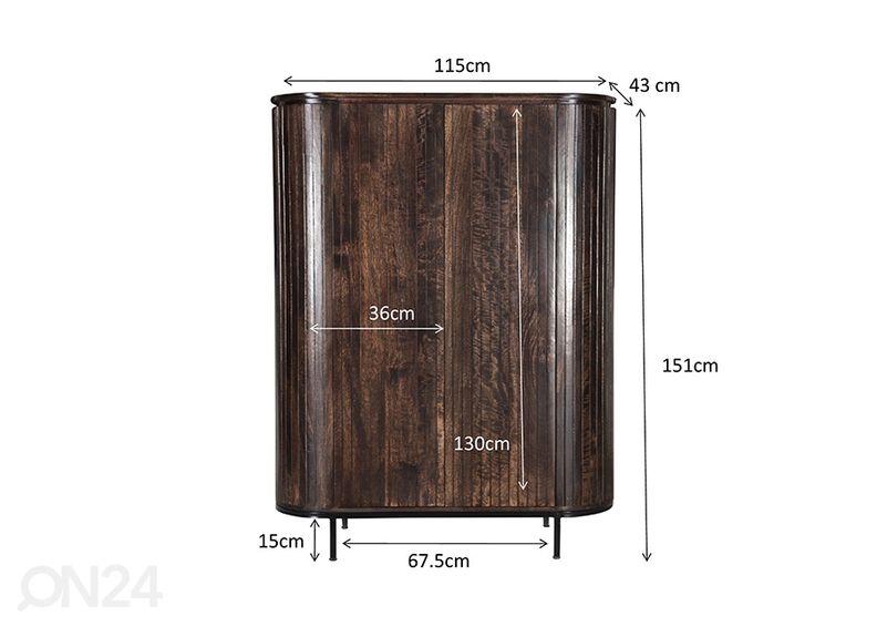 Kapp Noor 115 cm suurendatud