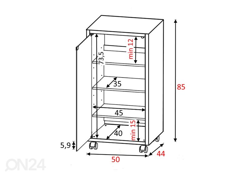 Kapp ratastel Amalfi suurendatud