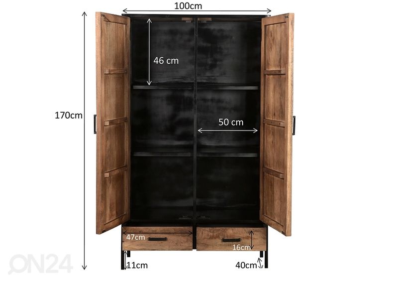 Kapp Sturdy 100 cm suurendatud