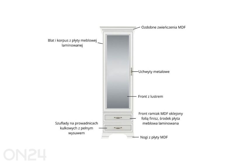 Kapp Tiffany II suurendatud