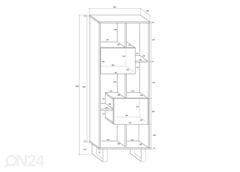 Kappriiul Rossca 60 cm suurendatud